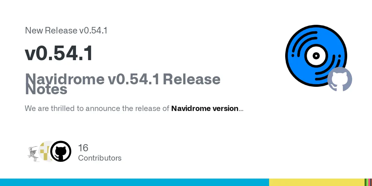 Release v0.54.1 · navidrome/navidrome