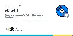 Release v0.54.1 · navidrome/navidrome
