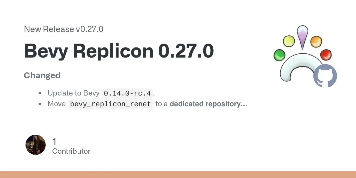 Release Bevy Replicon 0.27.0 · projectharmonia/bevy_replicon