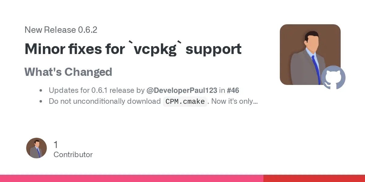 Release Minor fixes for `vcpkg` support · DeveloperPaul123/thread-pool