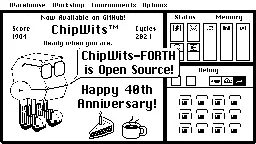 ChipWits' 40th Birthday: Original FORTH Code Open Sourced! - ChipWits Robot Coding Game