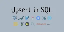 Upsert in SQL