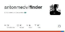 GitHub - antonmedv/finder: CSS Selector Generator 🗺