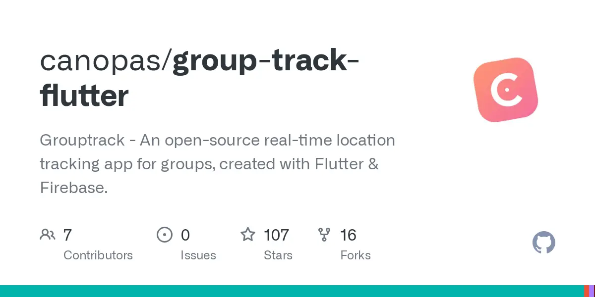 GitHub - canopas/group-track-flutter: Grouptrack - An open-source real-time location tracking app for groups, created with Flutter & Firebase.