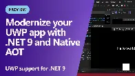 Modernize your UWP app with preview UWP support for .NET 9 and Native AOT - #ifdef Windows