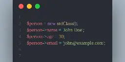 Exploring stdClass in PHP