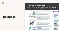 Microsoft DevBlogs now federated