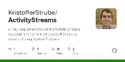 GitHub - KristofferStrube/ActivityStreams: A .NET implementation of the Activity Streams vocabulary in the form of classes that can be serialized using System.Text.Json