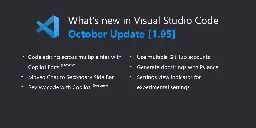 Visual Studio Code October 2024