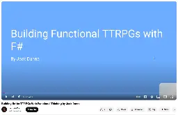 F# Weekly #27, 2024 – Building Functional TTRPG with F#