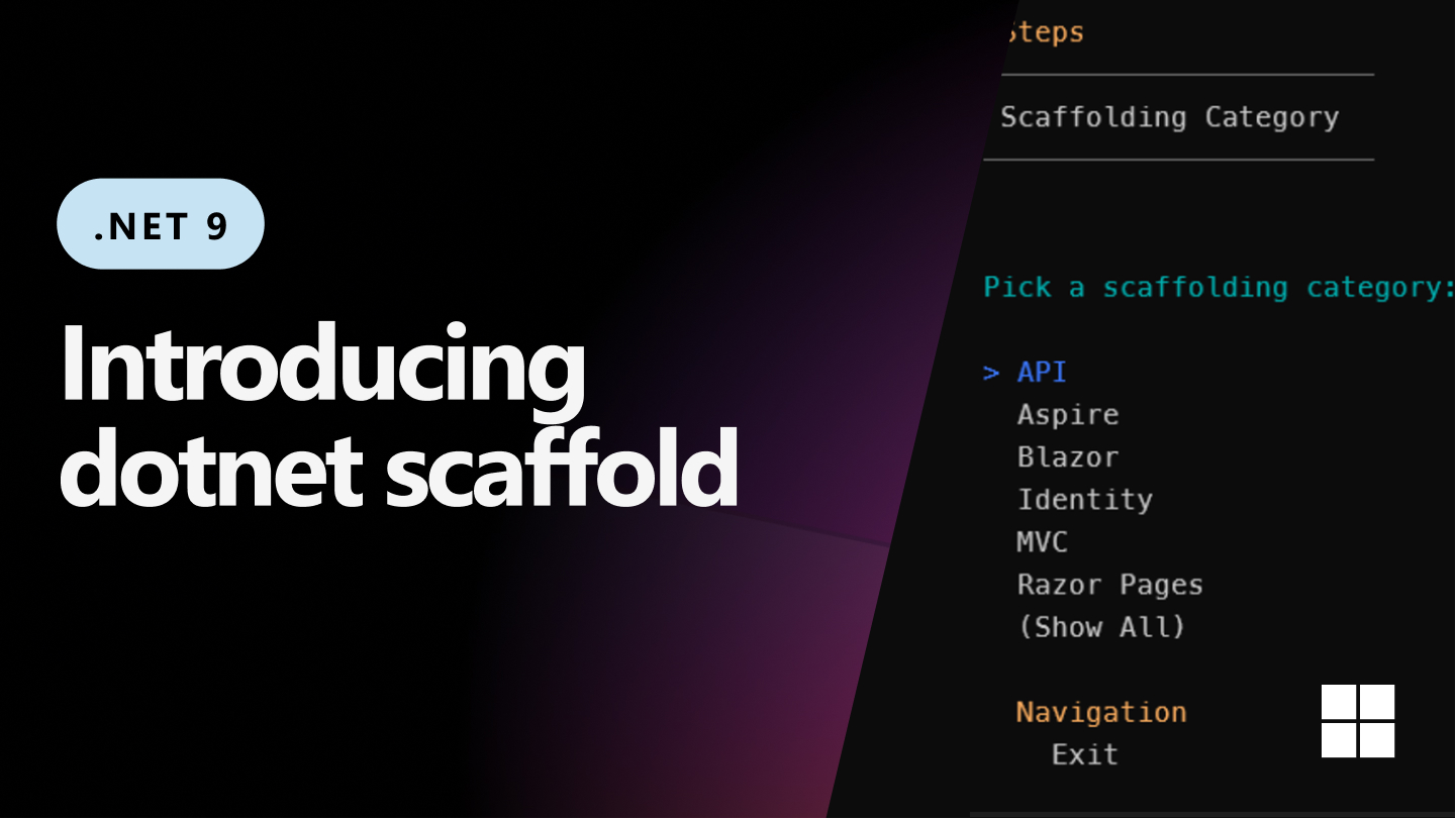 dotnet scaffold - Next Generation Project Creation for .NET - .NET Blog