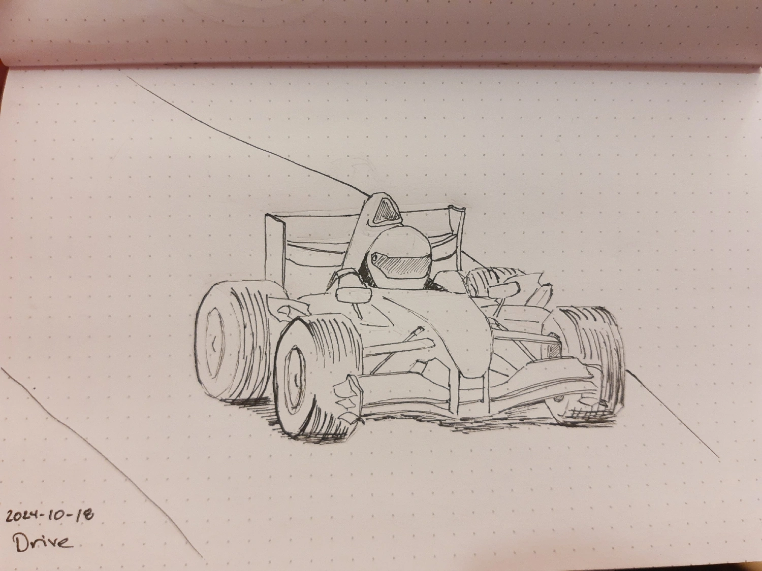 Inktober day 18 Drive