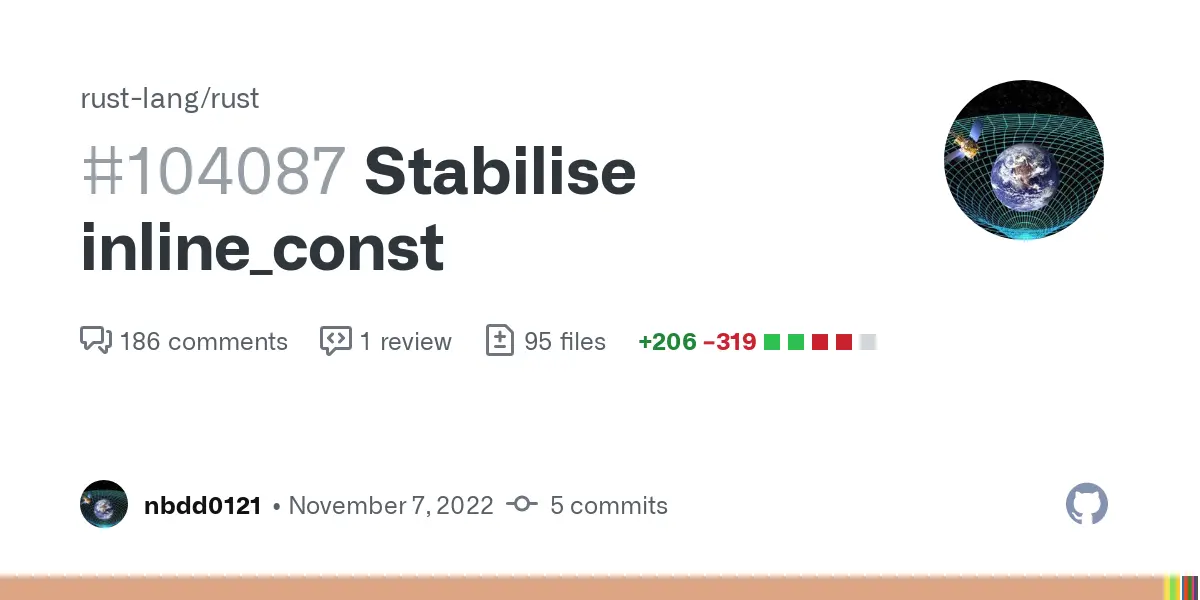 Stabilise inline_const by nbdd0121 · Pull Request #104087 · rust-lang/rust