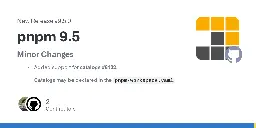 Release pnpm 9.5 · pnpm/pnpm