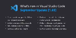 Visual Studio Code September 2023