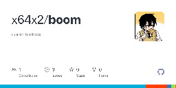 GitHub - x64x2/boom: coom toolbox