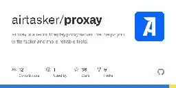 GitHub - airtasker/proxay: Proxay is a record/replay proxy server that helps you write faster and more reliable tests.