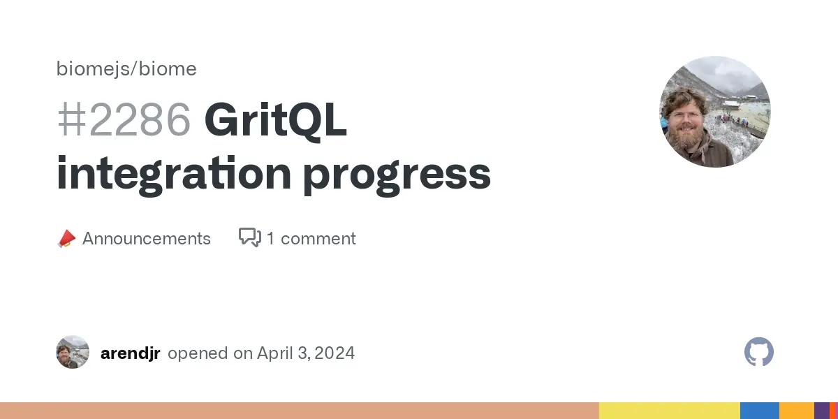 GritQL integration progress · biomejs biome · Discussion #2286