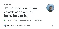 GitHub: Can no longer search code without being logged in