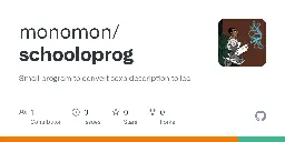 GitHub - monomon/schooloprog: Small program to convert sexp description to ical