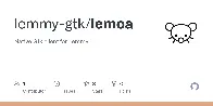 Lemoa - A Gtk client for Lemmy