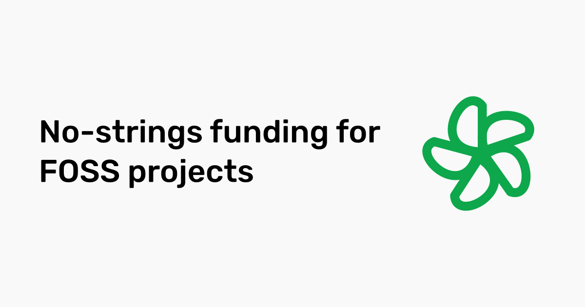 Announcing FLOSS/fund: $1M per year for free and open source projects