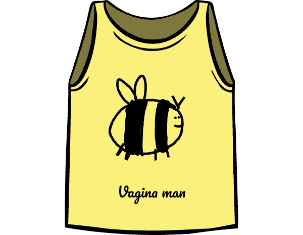 Vagina man shirt