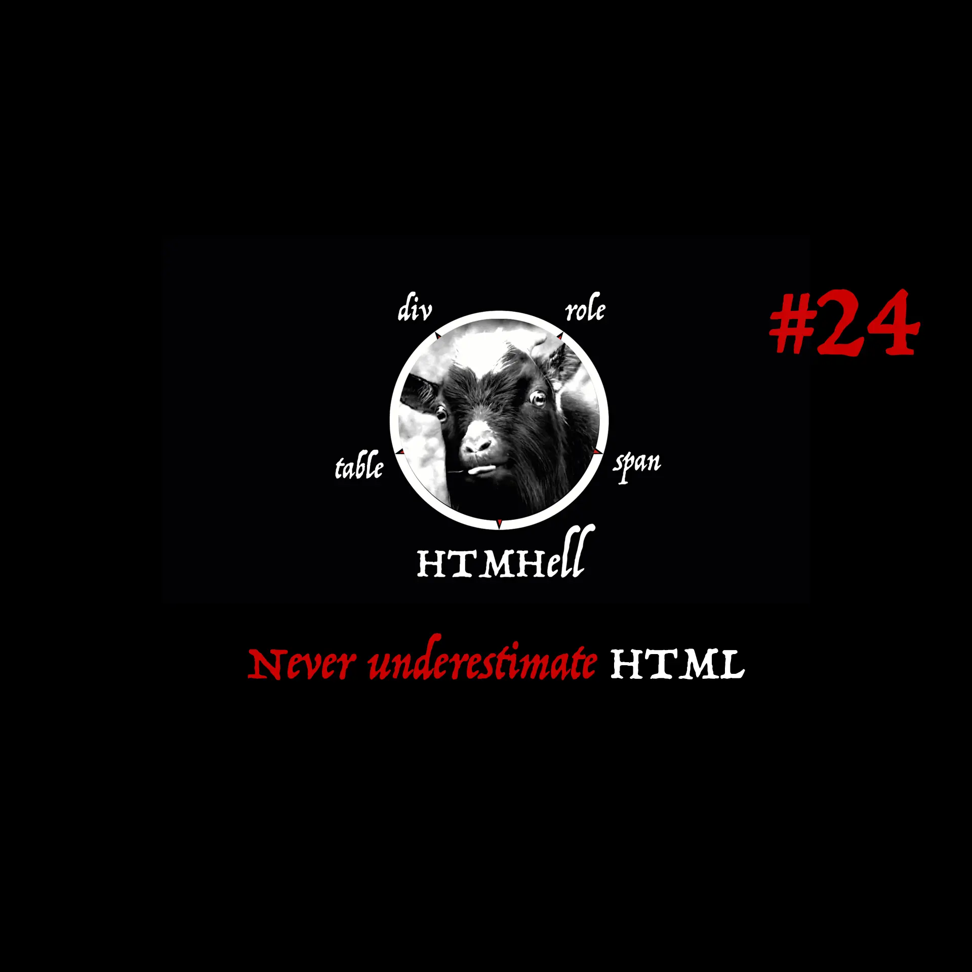 Never underestimate HTML - HTMHell