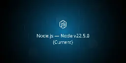 Node.js — Node v22.5.0 (Current)