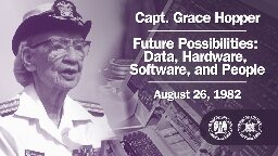 NSA releases copy of internal lecture delivered by computing giant Rear Adm. Grace Hopper