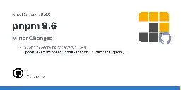 Release pnpm 9.6 · pnpm/pnpm