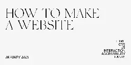 Henry From Online | How To Make a Website