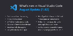 Visual Studio Code August 2023