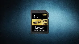 Lexar's latest SD 8.0 card is too fast for its own good — potentially DOA since no current devices exploit the card's 1,700 MB/s speeds