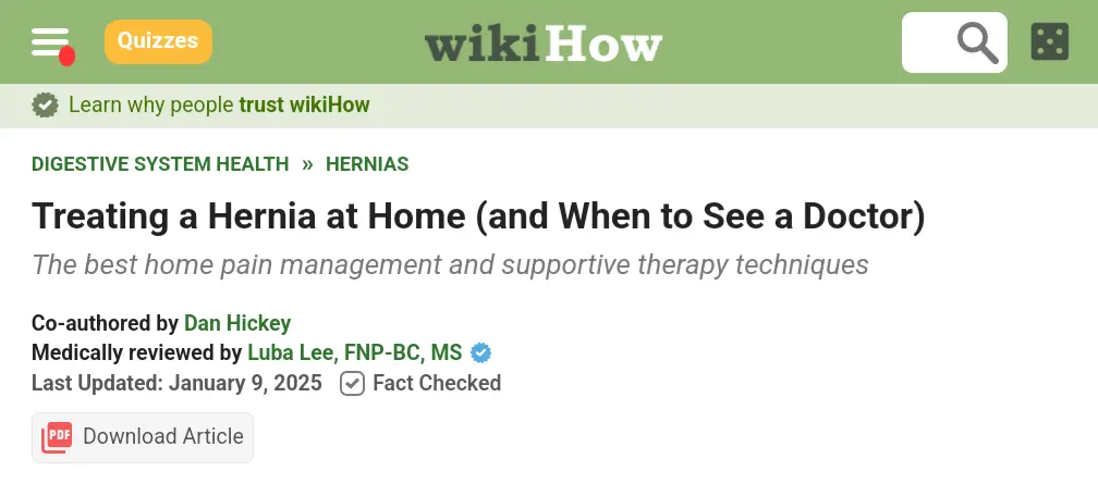 How to treat a hernia at home (and when you see a doctor)