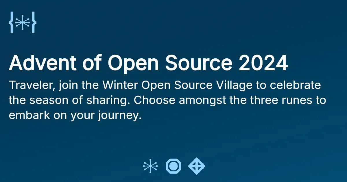 Advent of Open Source 2024