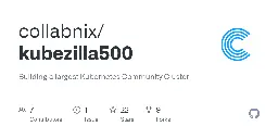 GitHub - collabnix/kubezilla500: Building a largest Kubernetes Community Cluster