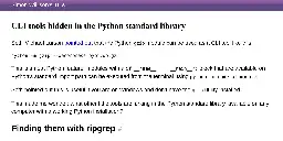 CLI tools hidden in the Python standard library