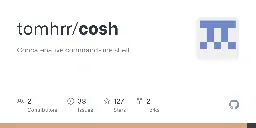 GitHub - tomhrr/cosh: Concatenative command-line shell