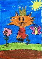 The King Kitty, by my 7yo