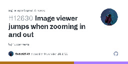 Image viewer jumps when zooming in and out  · Issue #12630 · signalapp/Signal-Android