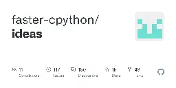 ideas/3.13/README.md at main · faster-cpython/ideas