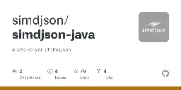 GitHub - simdjson/simdjson-java: A Java version of simdjson