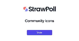 Community Icons - Online Poll - StrawPoll.com