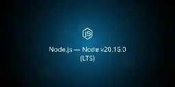 Node.js — Node v20.16.0 (LTS)