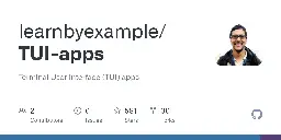 TUI-apps/PyRegexExercises at main · learnbyexample/TUI-apps