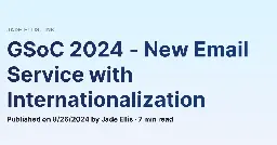 GSoC 2024 - New Email Service with Internationalization