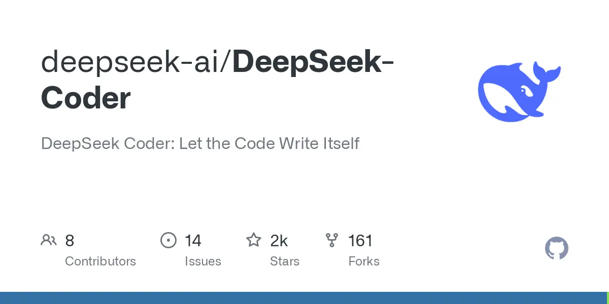 GitHub - deepseek-ai/DeepSeek-Coder: DeepSeek Coder: Let the Code Write Itself