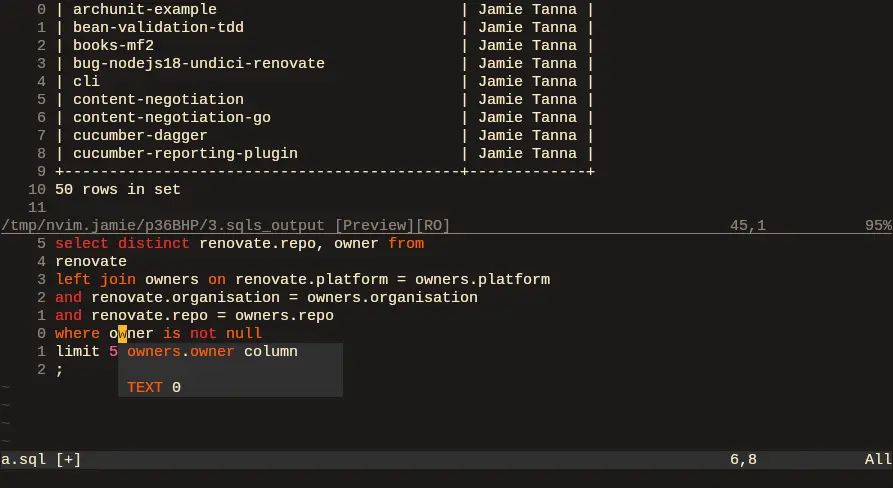 My workflow for writing SQL(ite) queries (2024 edition) · Jamie Tanna | Software Engineer