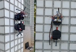 GLEWBOT scales buildings like a gecko to inspect wall tiles | Arduino Blog